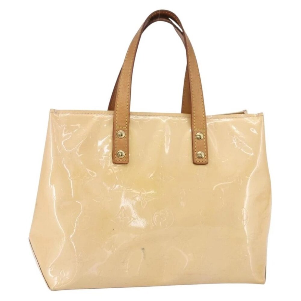 LOUIS VUITTON Monogram Vernis Reade PM Bag Marshmallow Pink